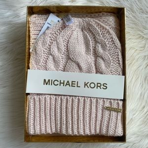 New! Michael Kors scarf and beanie